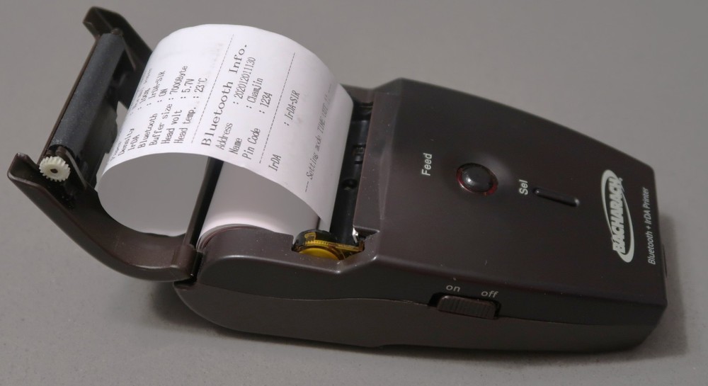 Bacharach 0024-1680 Wireless Bluetooth IrDA Printer for PCA COMBUSTION Analyzer