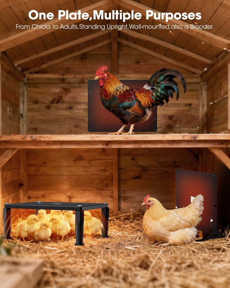 Brooder Heater for Chicks,Chicken Brooder with APP & Thermostat,Smart Chicken Co