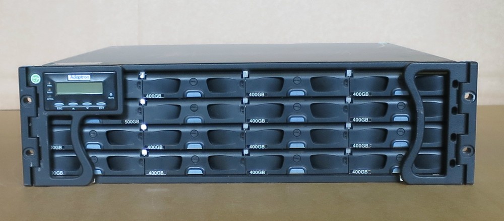 EonStor A16F-G2422 NAS 16TB 3U Rack Mount 4GBFC Network Attached Storage Array