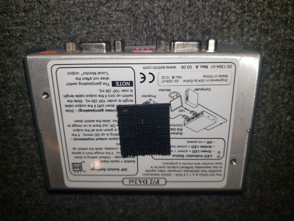 Extron Electronics P/2 DA2xi VGA - QXGA Distribution Amplifier