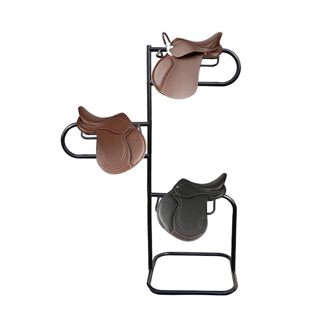 Horse Saddle Rack Rotatable Saddle Stand Standing Saddle Holder