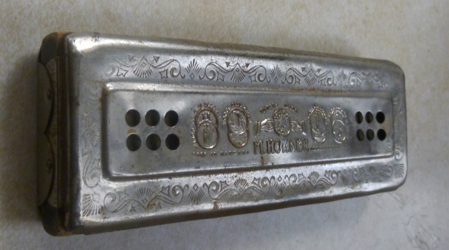 Harmonica ECHO M HOHNER GERMANY (H) BIIG SIZE WITH TWO ROW FROM EACH SIDE