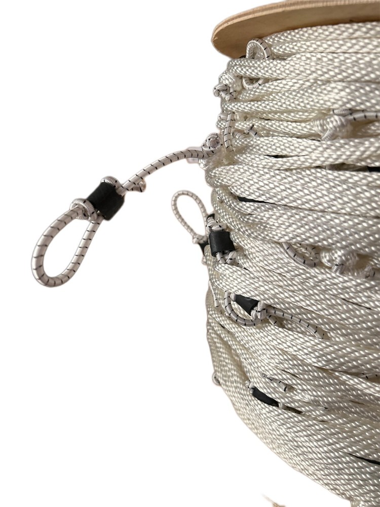 #8 Solid Braid Sinking Line 1200′ with 3/16 Snoods 6′ Spacing