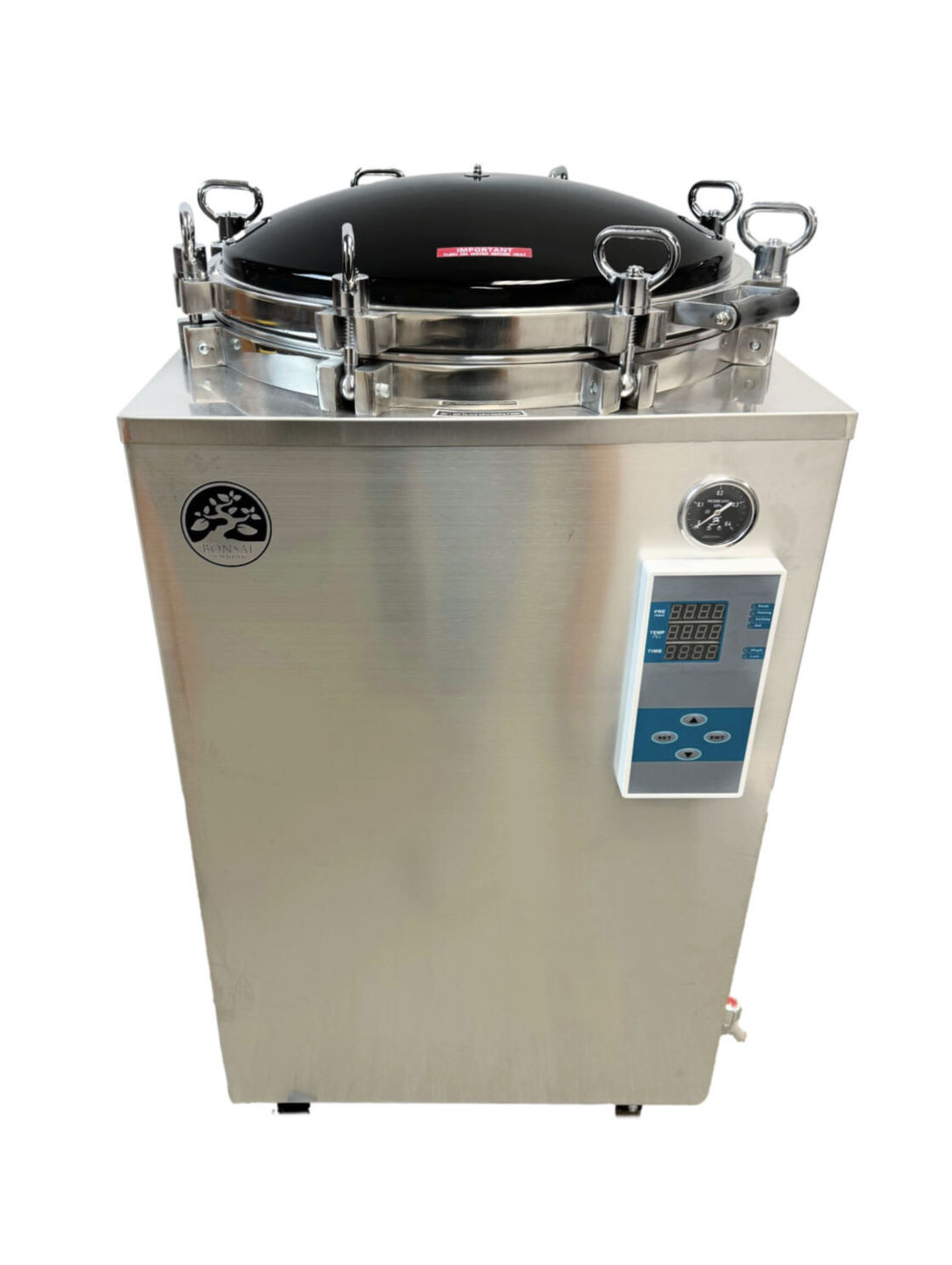 150L Commercial Pressure Sterilizer - Digital Electric Mushroom Autoclave 220V
