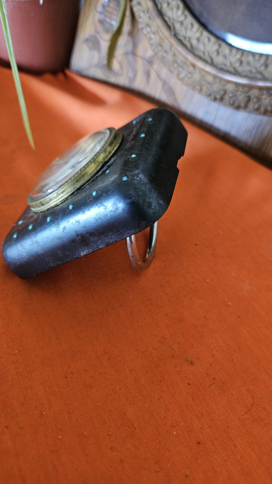 ANTIQUE PLOJOUX GENEVE Victorian, Swiss Desk Clock Working