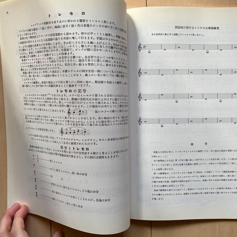 Mandolin instruction book ① Odell method
