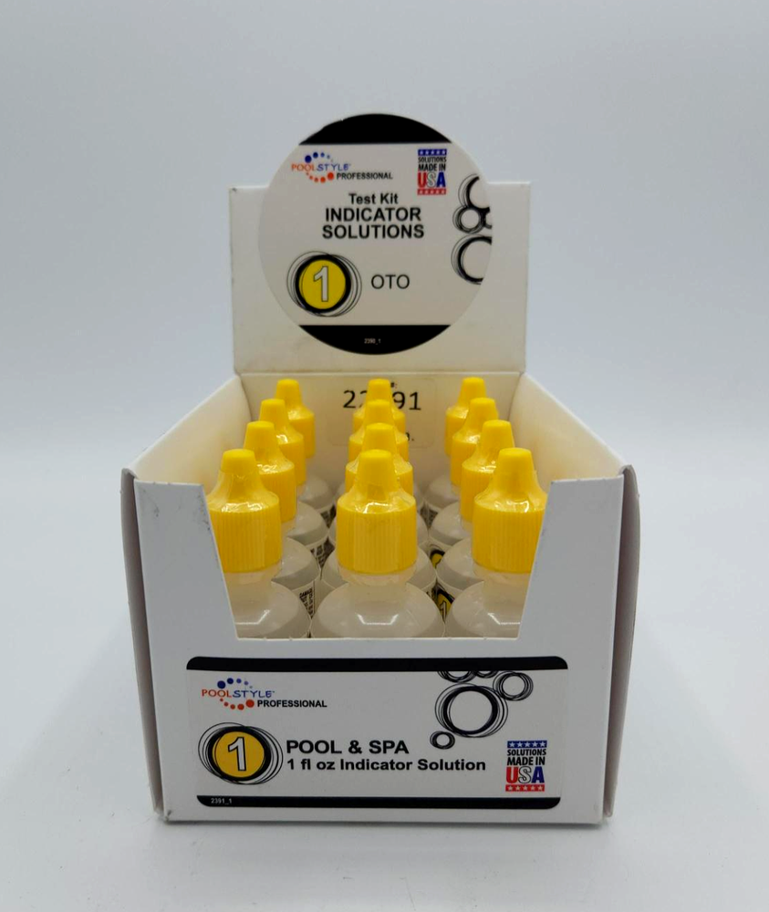 CHLORINE/BROMINE TEST KIT SOLUTION, REAGENT #1 - 1OZ 2-PACK (POOLSTYLE - 22391)