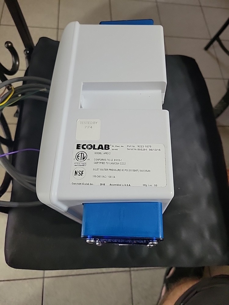 New Ecolab Apex2 w Bracket