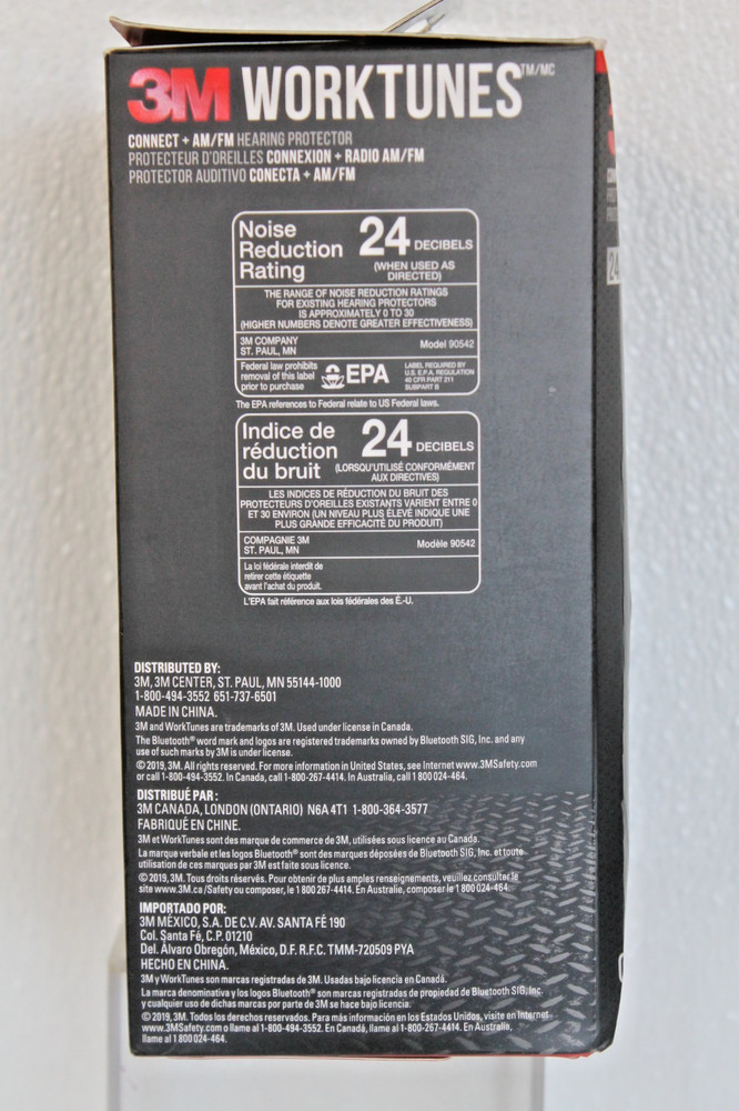 3M WorkTunes Connect, AM/FM Hearing Protector, Bluetooth Technology