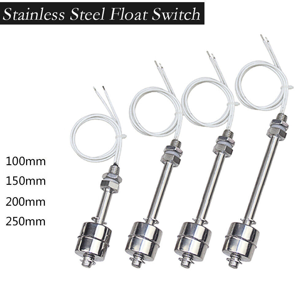 Stainless Steel Float Switch Vertical Liquid Water Level Sensor Horizontal new