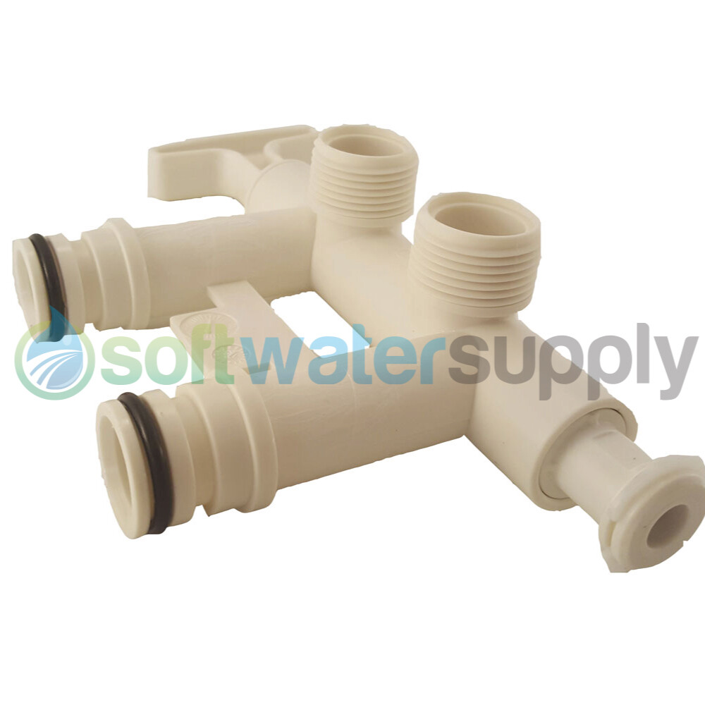 7370286- Water Softener Bypass Valve WITH THREADS