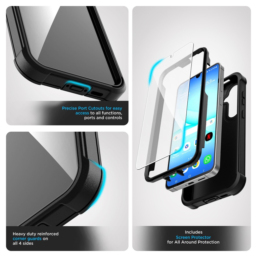 A17 5G Rugged Case with Glass