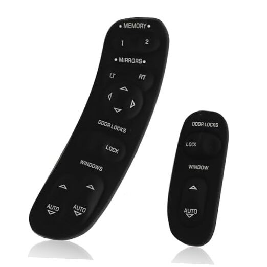 Driver&Passenger Side Door Window Lock Control Switch Compatible with 1997
