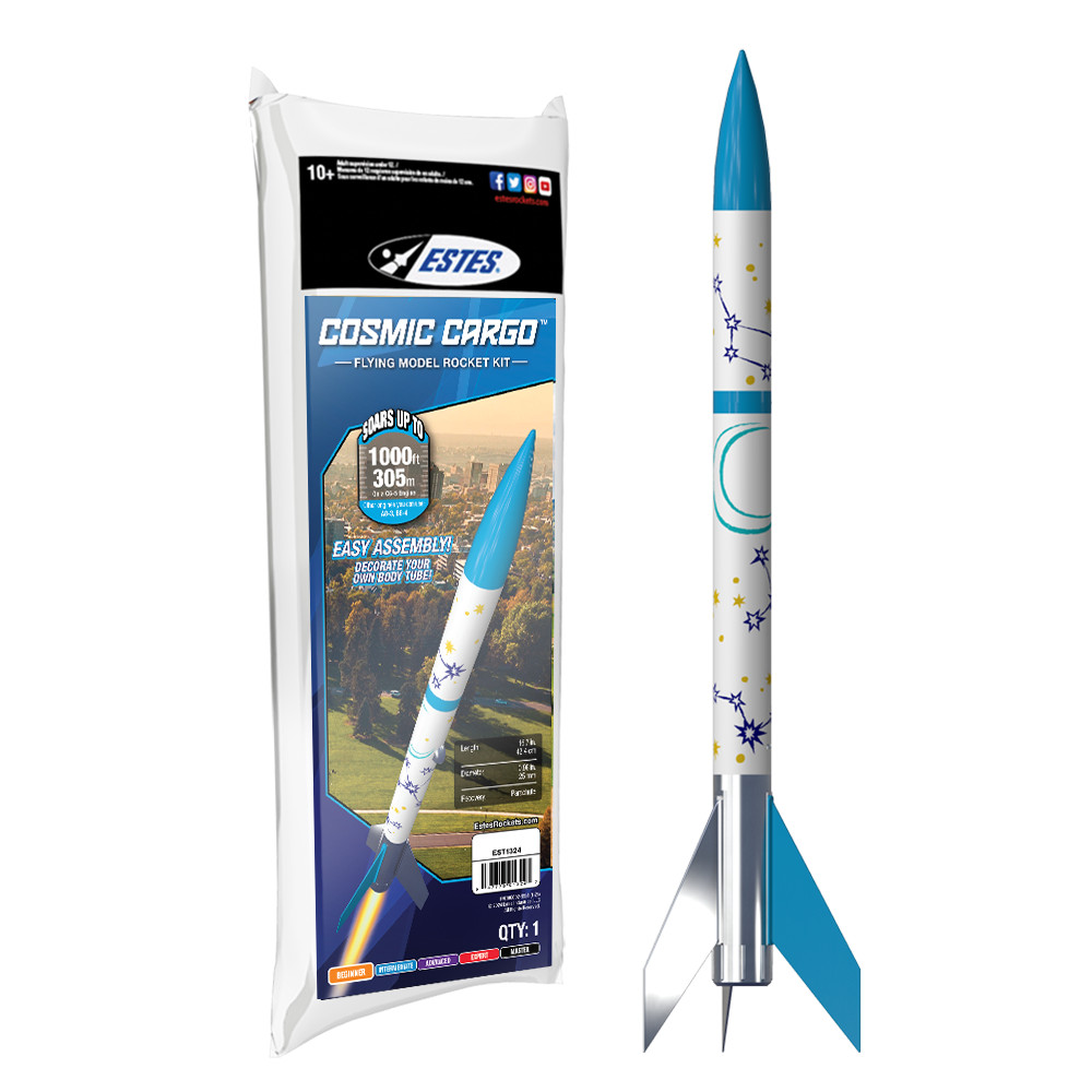Estes Flying Model Rocket Kit Cosmic Cargo EST 1324