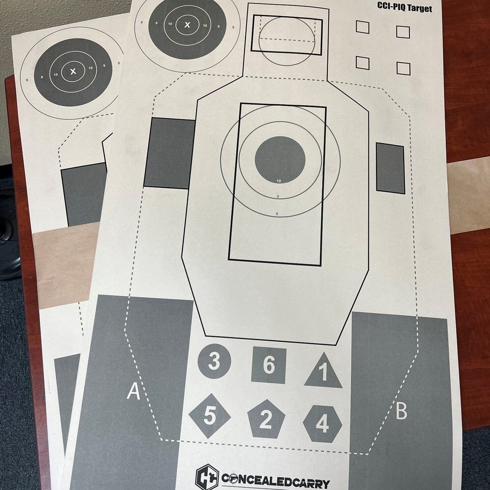 CCI Pistol Intelligence Target – 100 Pack