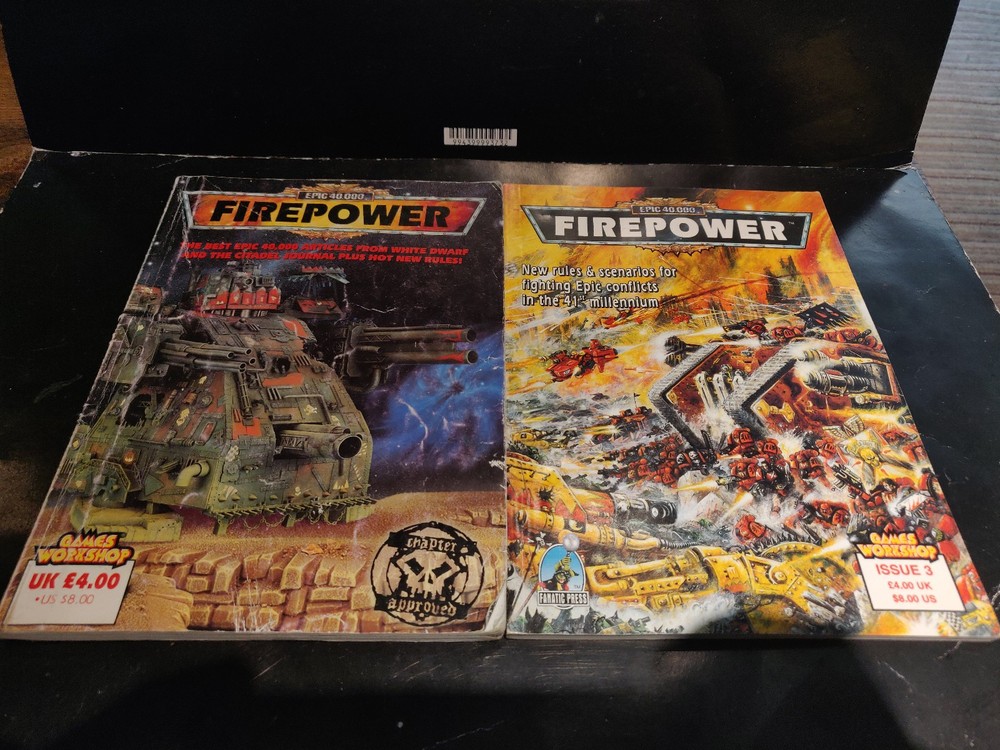 EPIC Warhammer 40k Firepower Magazines x2