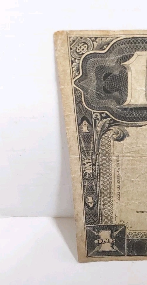 1899 1$ Black Eagle Silver Certificate - Serial# M12110321A (CIRCULATED)