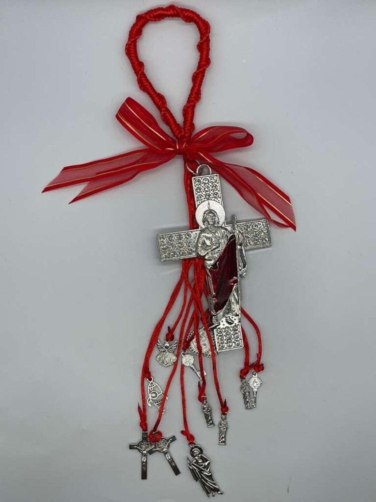 Saint Benedict Hanging Car Blessings Car Rosary Wall Decoration Strings
