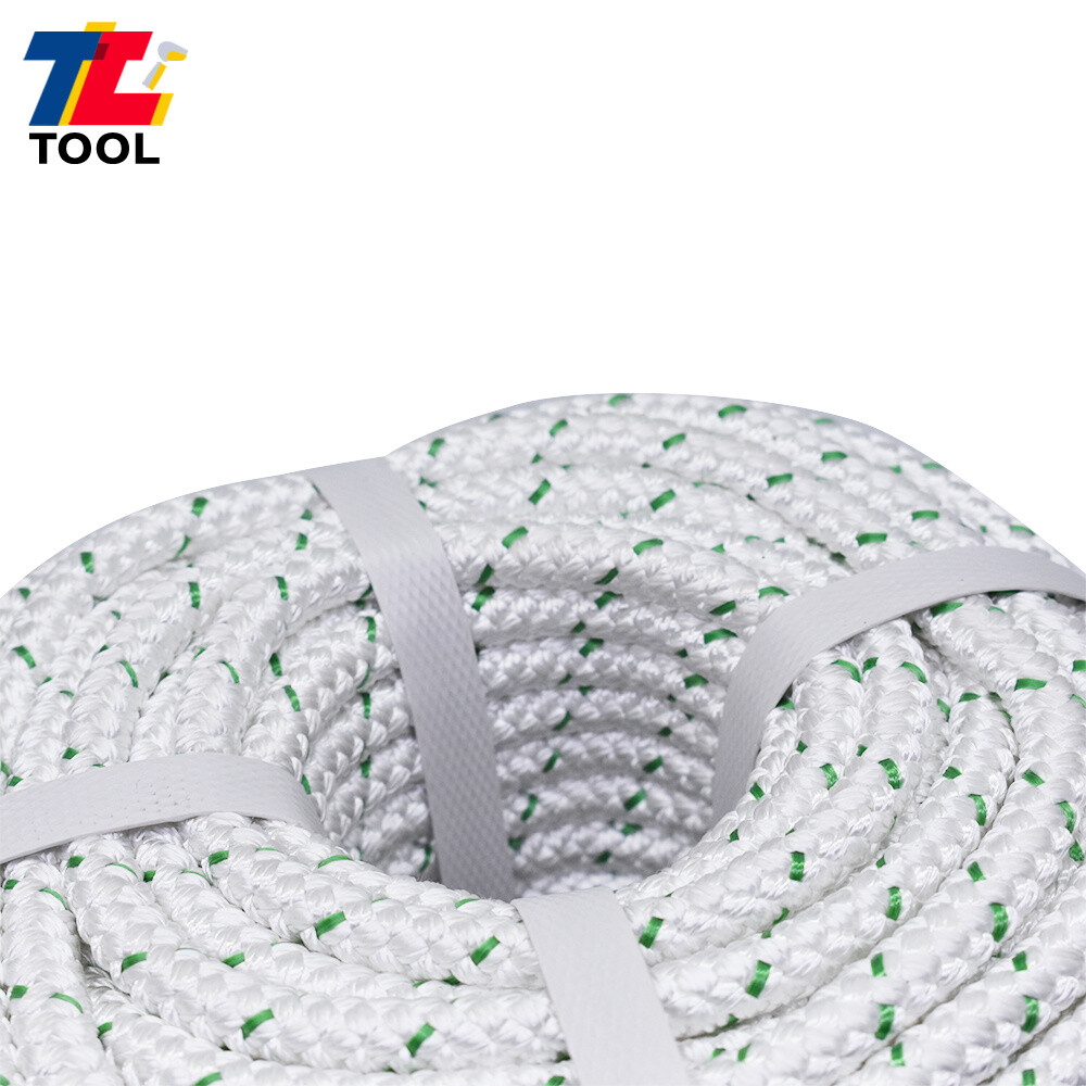 1544 Lbs 3/8" x 200' Double Braid Polyester Rope Arborist Rope Rigging Line