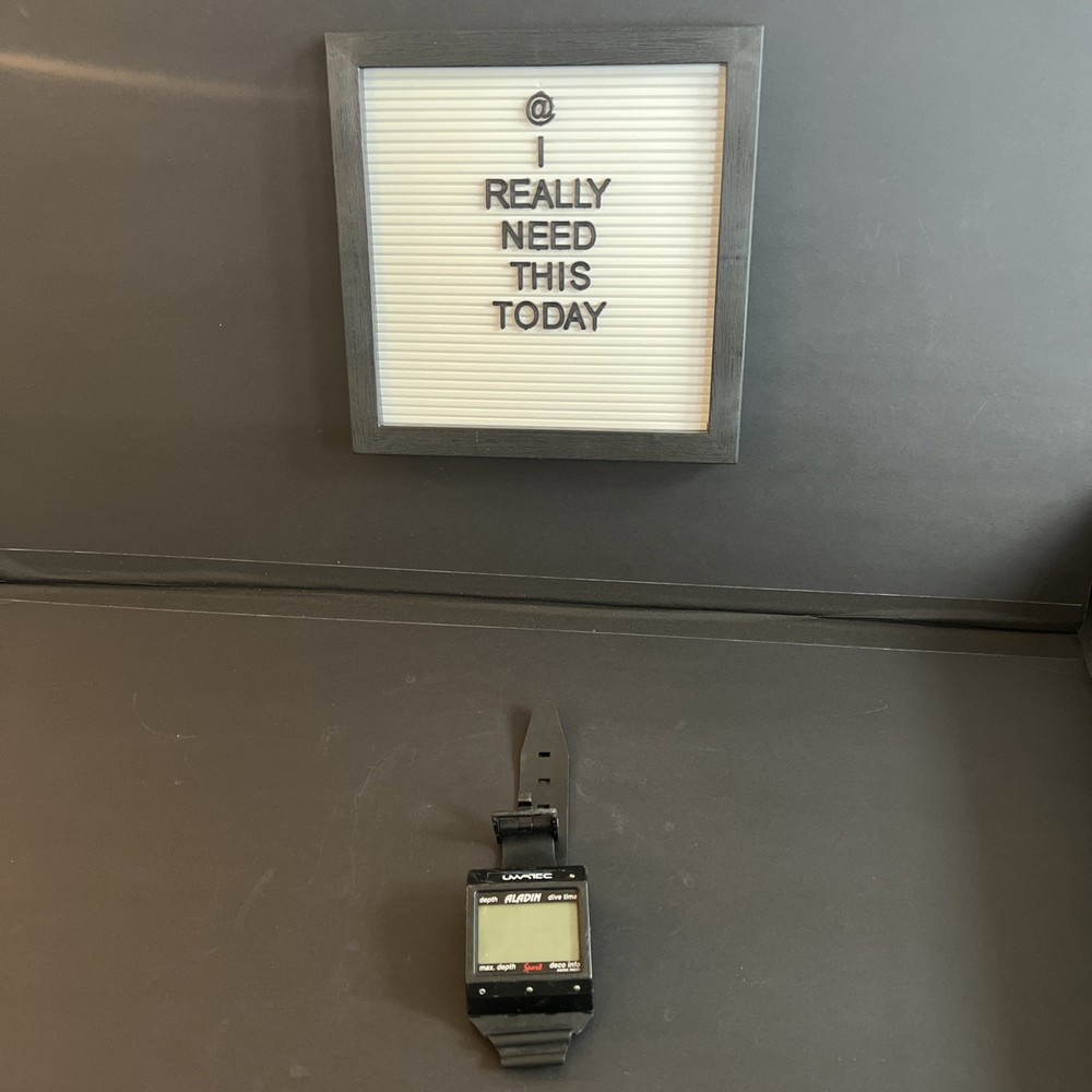 Dive Computer Uwatec Aladdin Sport BATTERY NEED REPLACEMENT