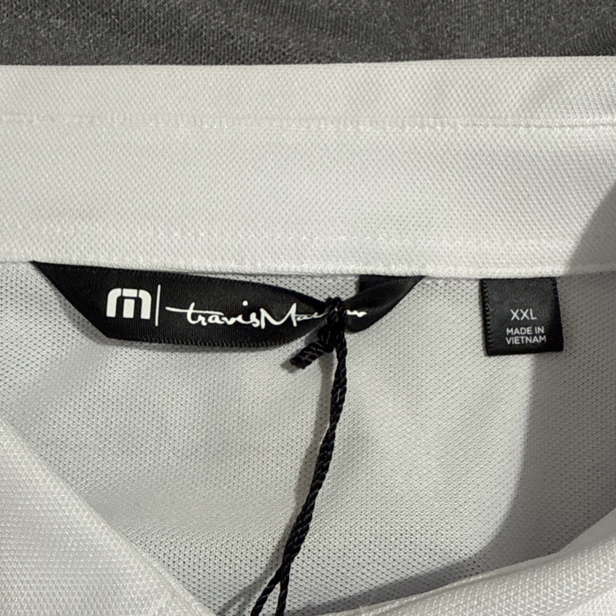 Travis Mathew Polo Shirt Mens 2XL Prestige Pure Performance Properly Hydrate NWT