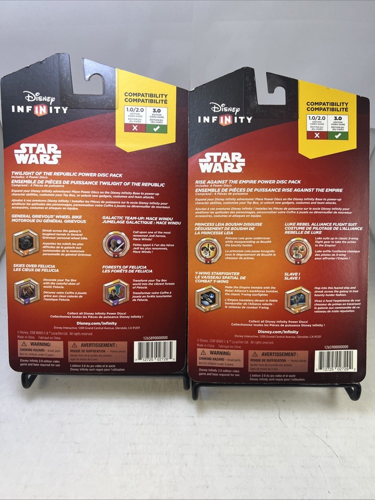 Disney Infinity 3.0 Power Disc Pack Bundle Star Wars #ML