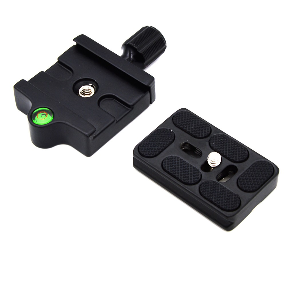 Adapter Plate Square Clamp + Quick Release Plate for Arca-Swiss Tripod BallHead