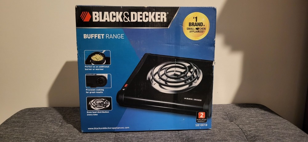Black & Decker Buffet Range Single Electric Burner New