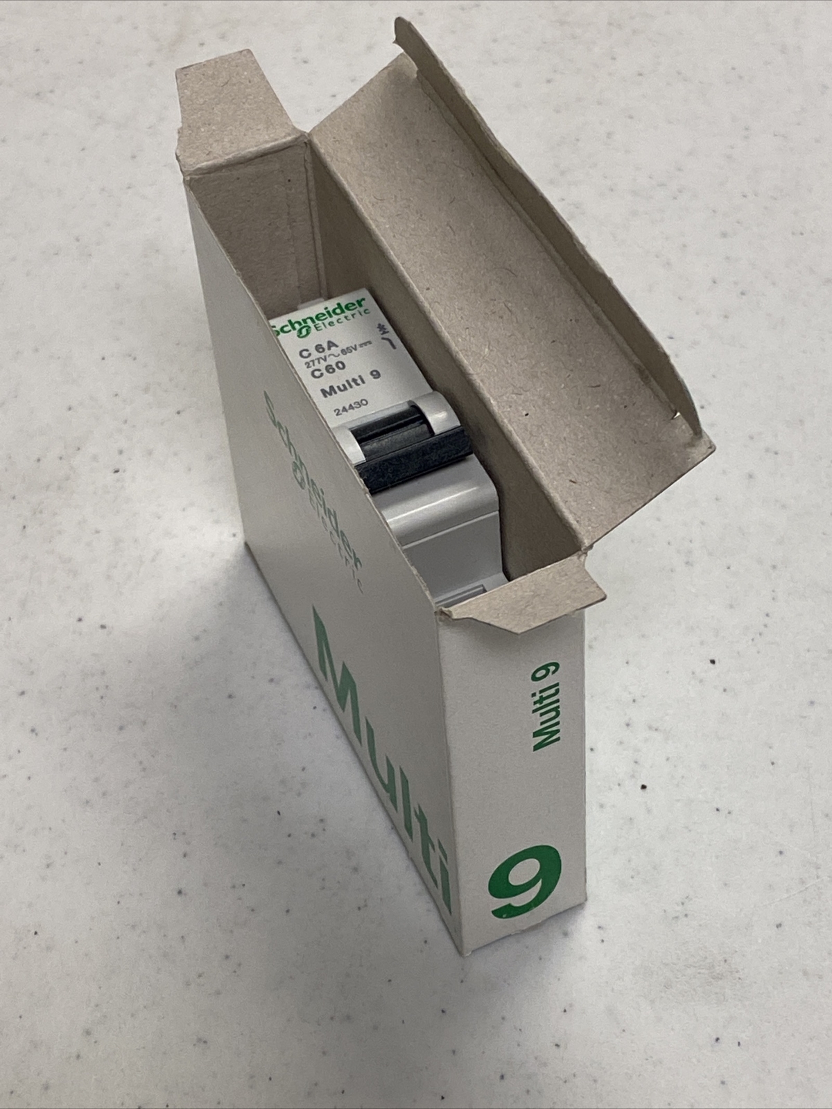 NEW, SCHNEIDER ELECTRIC 24430 C60 MINIATURE SUPPLIMENTARY PROTECTOR, MULTI 9 C60