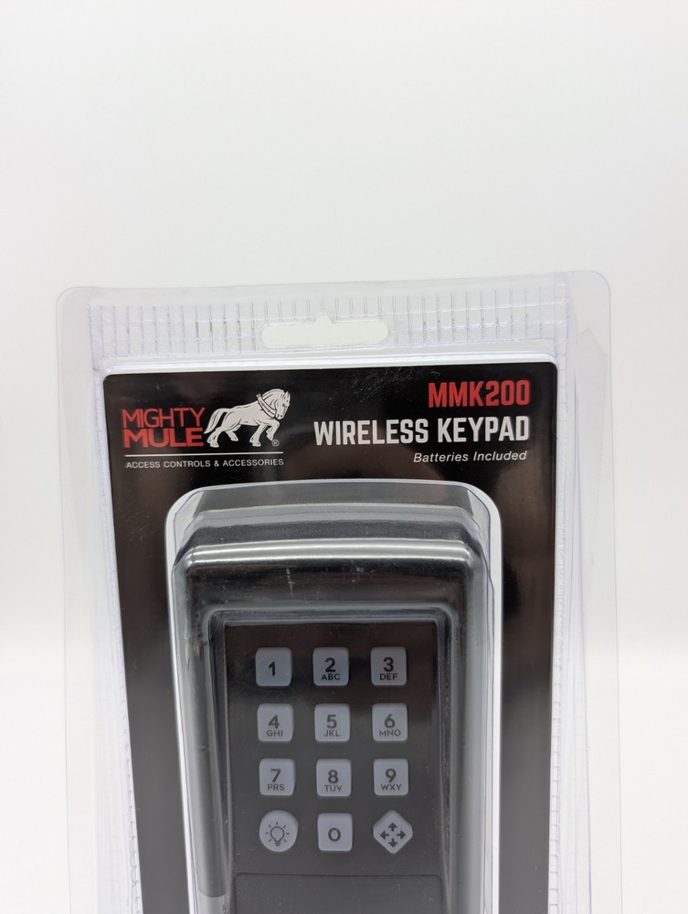 Mighty Mule MMK200 Wireless Keypad For Gate Openers With Code Safe
