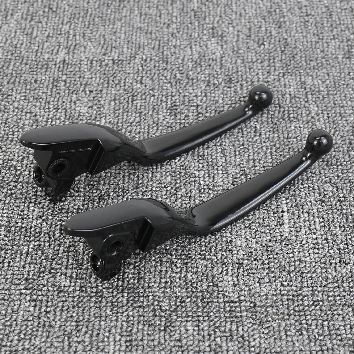 Black Brake Clutch Hand Levers For Harley Touring Street Glide 17-20 Trike 19-20