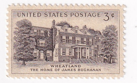STAMP US SCOTT 1081 "James Buchanan-Wheatland" 3 CENT 1956 MNH