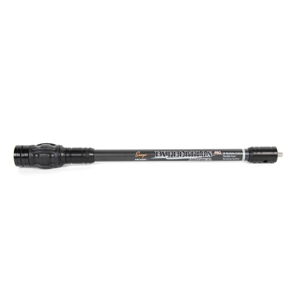 Archery Bow Stabilizer for Compound Bows - Carbon Fiber, Flexible Core, Damping