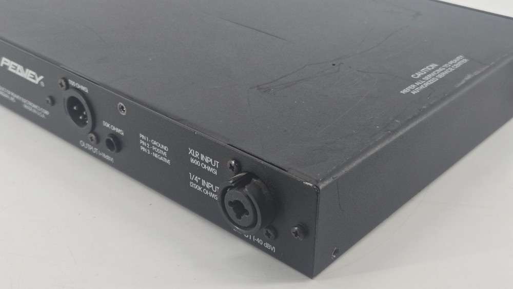 Peavey TMP-1 Class A Tube MIC PREAMP System... Missing Plastic Nob.