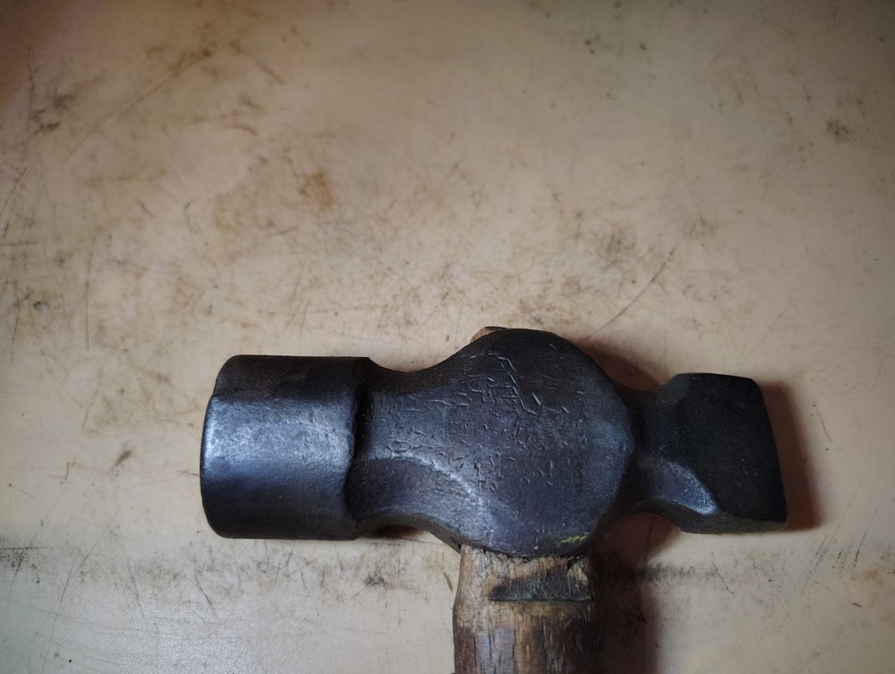 Vintage Blacksmith Cross Peen Rounding Hammer 2lbs.