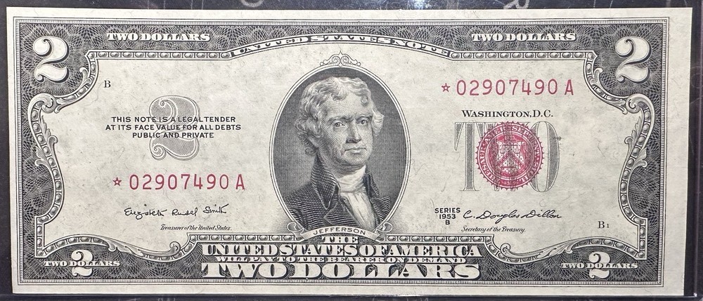 1953B $2.00 Red Seal STAR NOTE uncirculated Very Nice Note!!