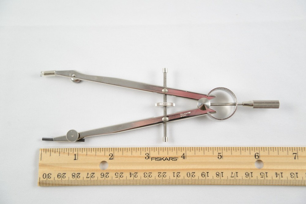 Teledyne Post Career Instruments 38JG-120 Drafting Drawing Instruments Tool Set