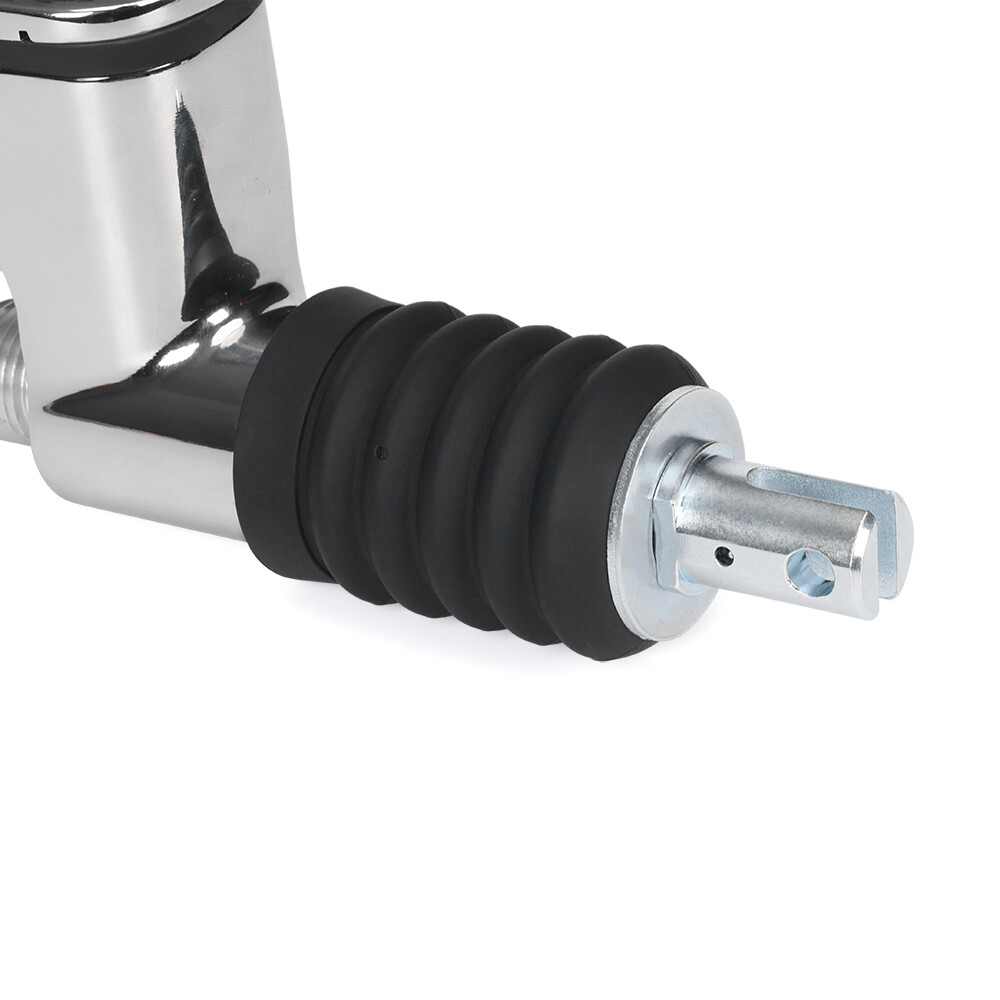 Chrome Rear Brake Master Cylinder For Harley HD FLT Softail 41755-99 41767-05A