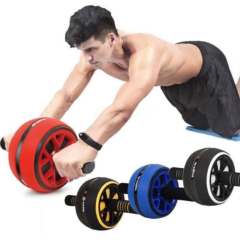 ABS-olutely Rockin' Roller - Premium Abdominal Exercise Wheel Ab Roller (YELLOW)