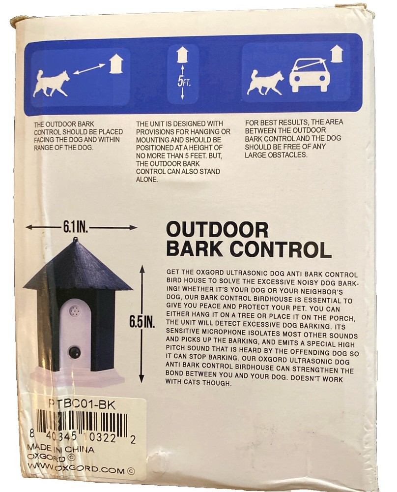 Outdoor Bark Control Device