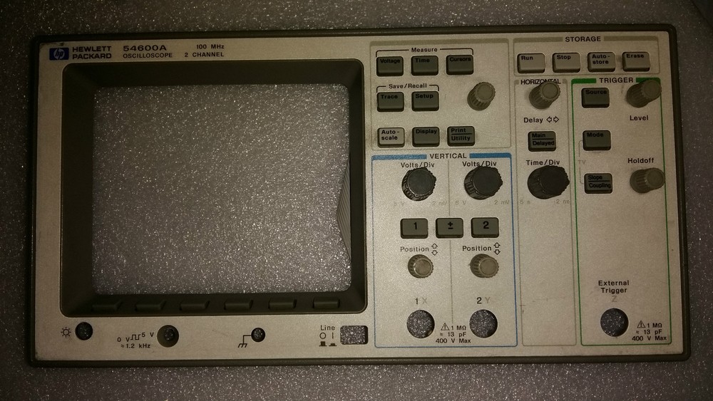 Front Panel for HP-54600A
