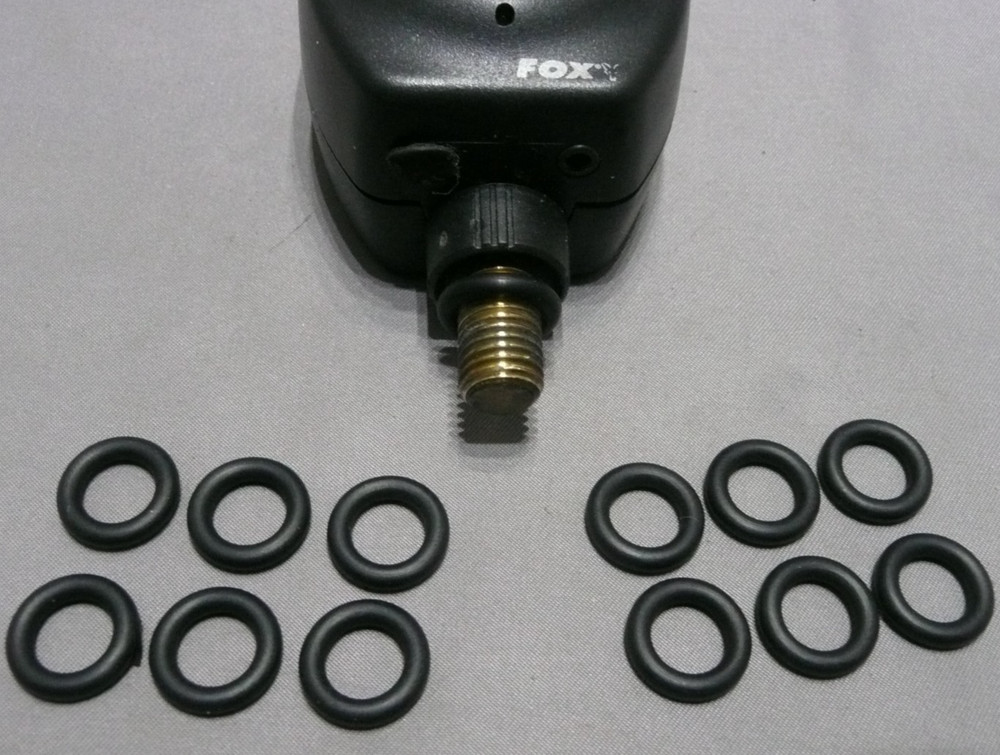 4x3 BITE ALARM ALIGNMENT THREAD RINGS-BUZZ/BUZZER BAR RUBBER COMPRESSION WASHER
