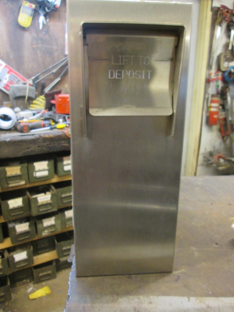 Through the wall Envelope Drop Box Safe Double Key Access 18" X 18" X 6"