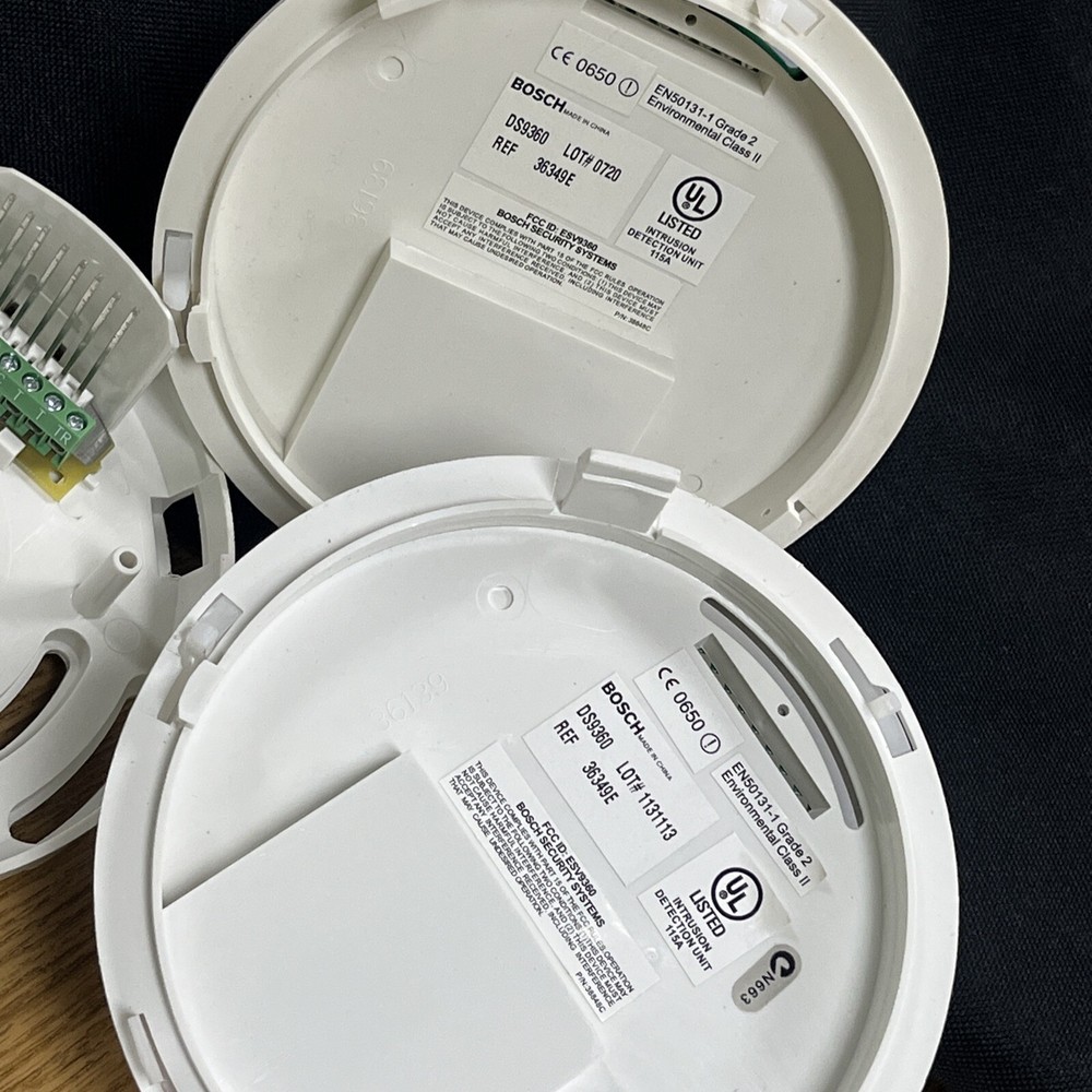 2- ❌Bosch DS9360 Panoramic Motion Sensor for Security Systems Used Untested