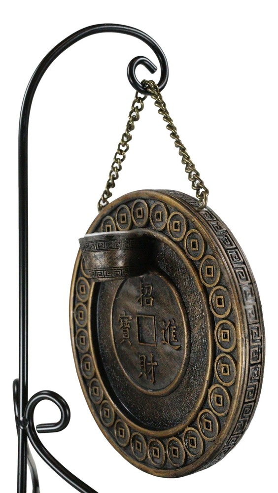 Ebros Buddha Backflow Burner with Stand 9.25" Height