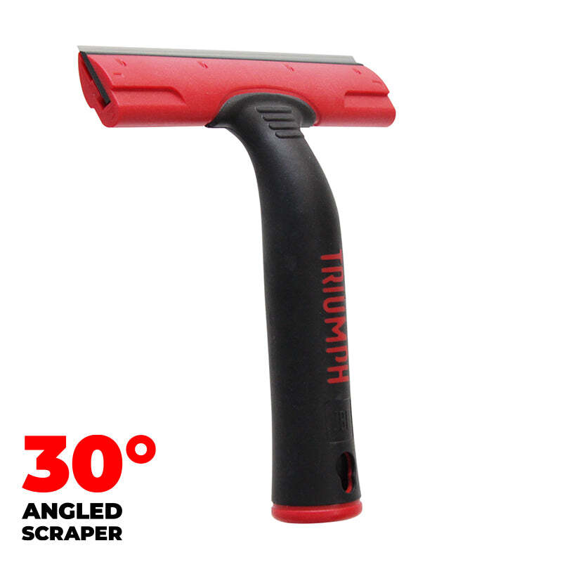 Triumph MK3 Angled Scraper: 6" Professional Window Cleaning Tool