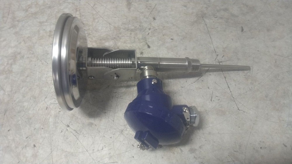 Dwyer BTO54041 5 In Dial Diameter Dial Thermometer With Process Output