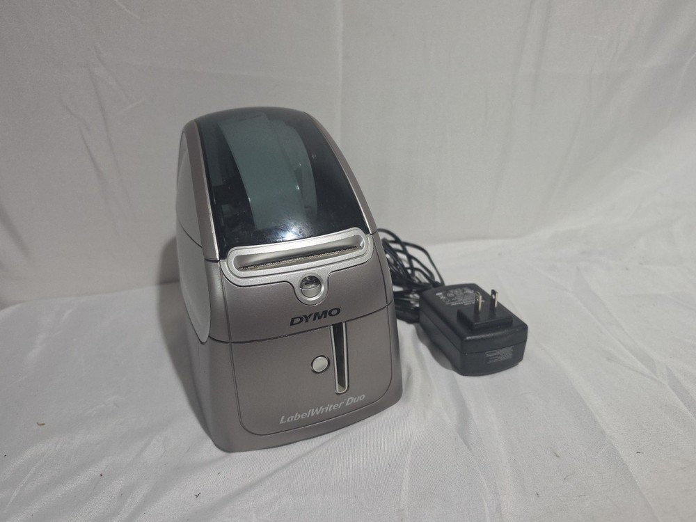 Dymo Label Writer Duo 93105 Label Printer w/ Cables Tested Working