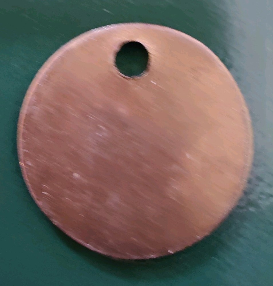 Arkwright Colliery Pit Check Tally marked Arkwright Colliery 254