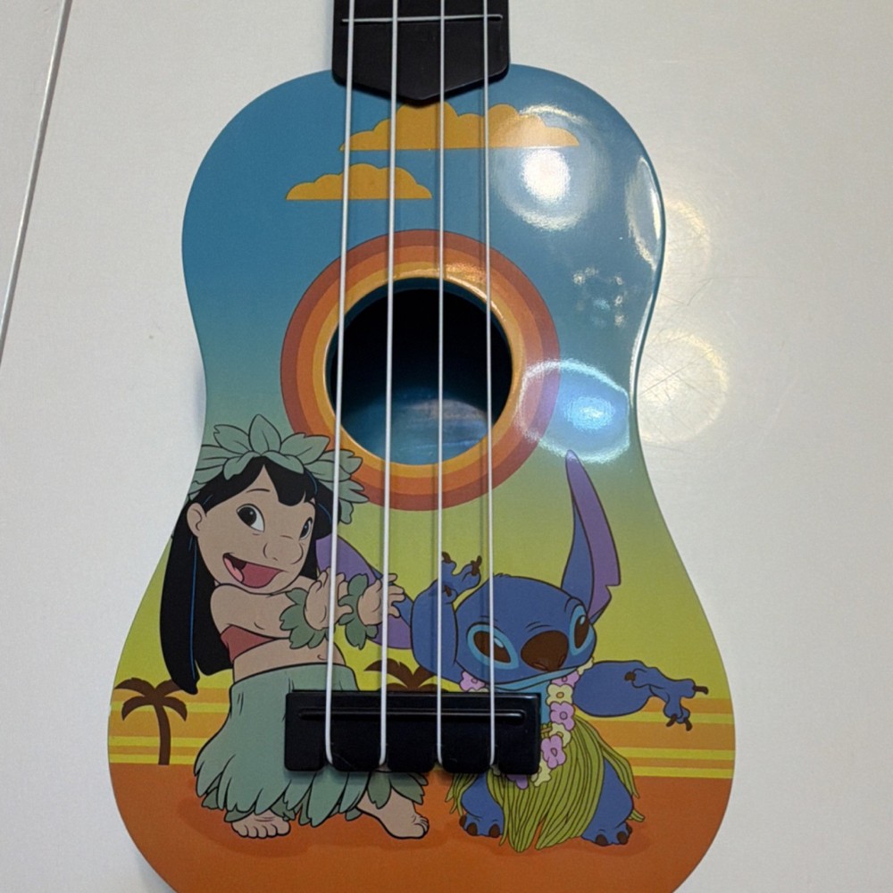 First Act Lilo & Stitch Ukulele Acoustic 4-String Polished Plastic Beginner 2023
